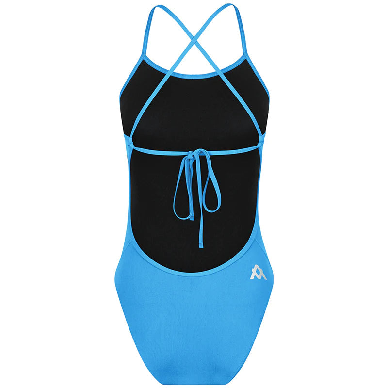 One piece tie back swimsuit deals