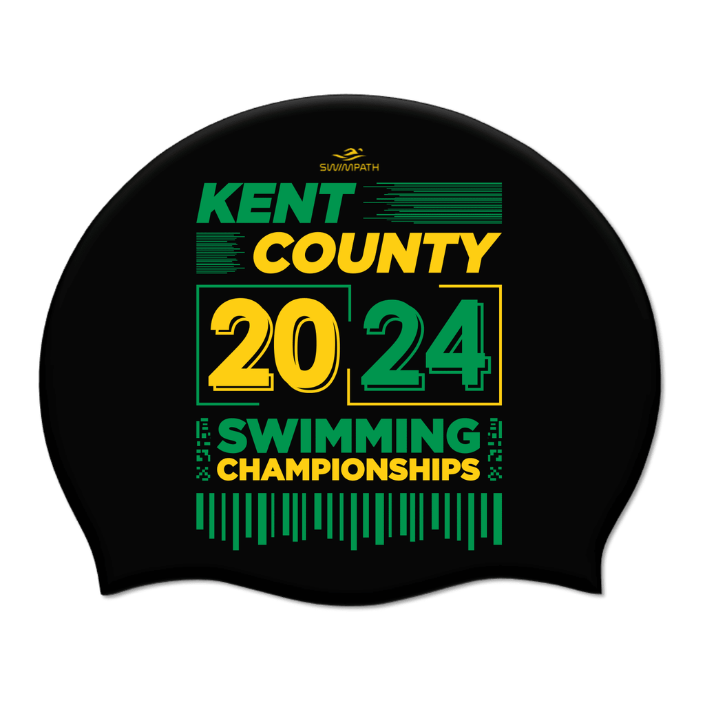 Kent County ASA County Championships 2024 Silicone Suede Swimming Cap