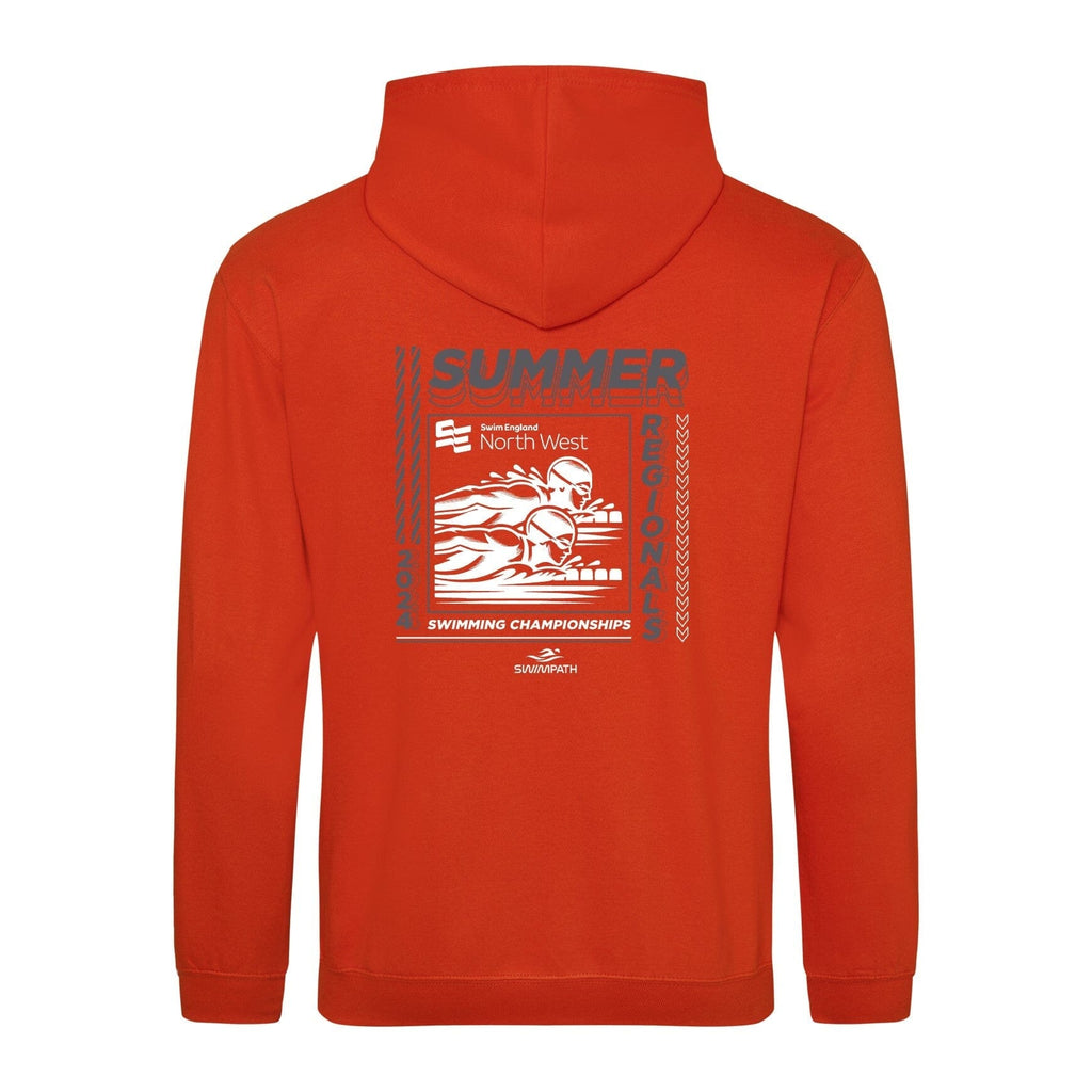 Swim England North West Summer Regionals 2024 Hoodie Burnt Orange