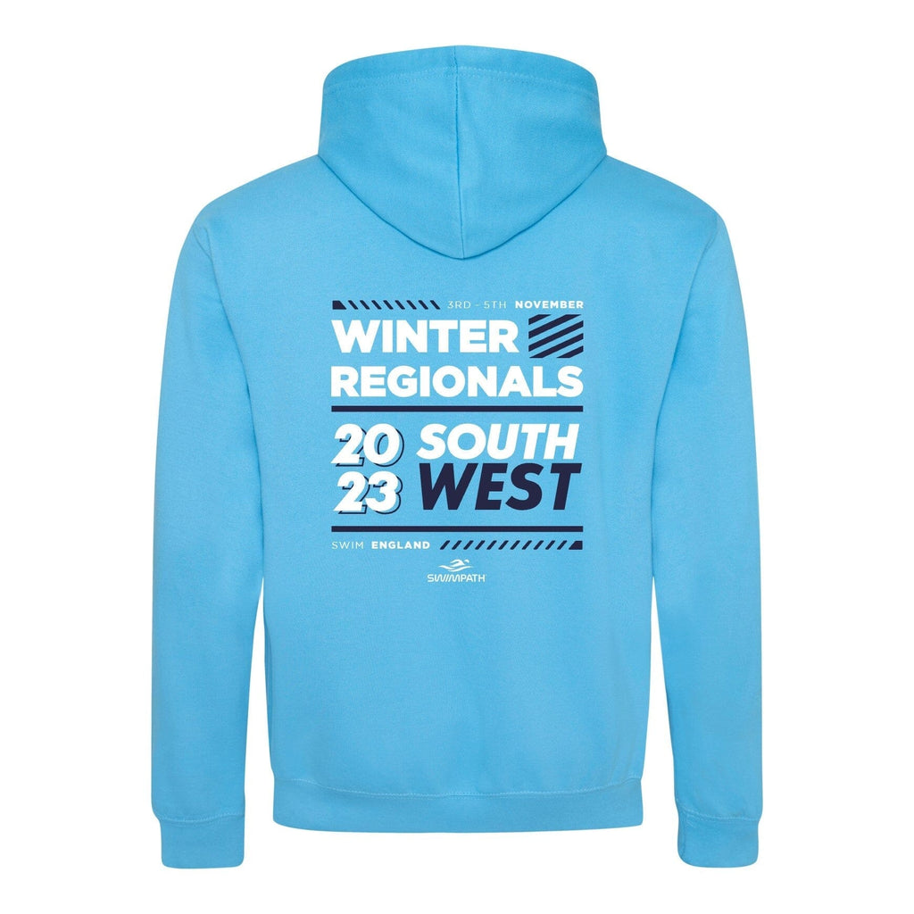 Swim England South West Winter Regionals 2023 Hoodie Hawaiian Blue