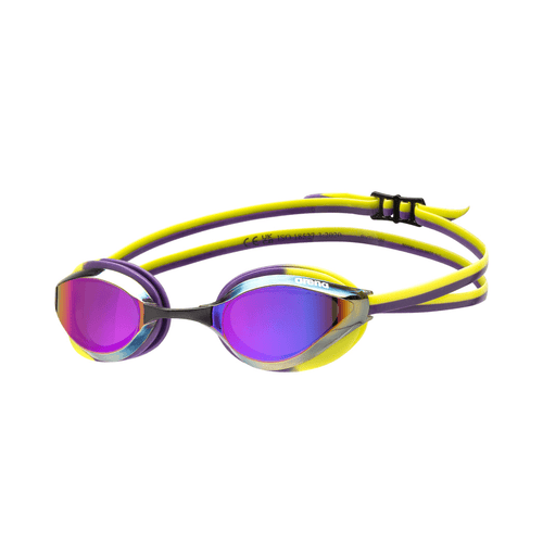 Arena Python Mirror Goggles - Violet/Plum/Lime