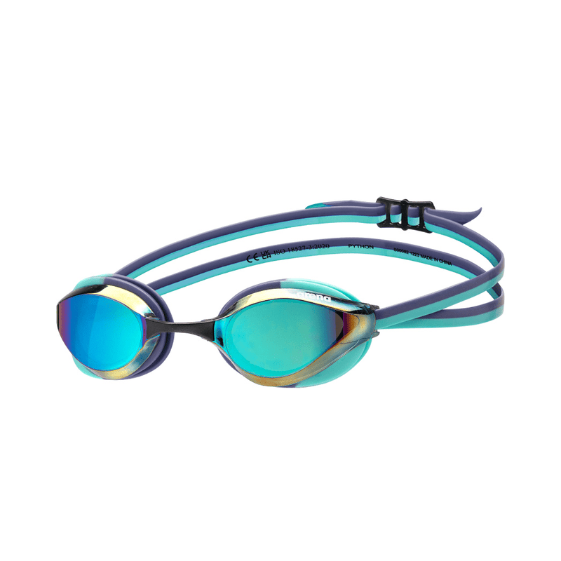 Arena Python Mirror Goggles - Turquoise/Future Dusk/ Water Blue