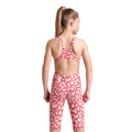 Arena Powerskin ST NEXT Girls Kneeskin Limited Edition - Leopard Geranium-Kneeskin-Arena-SwimPath