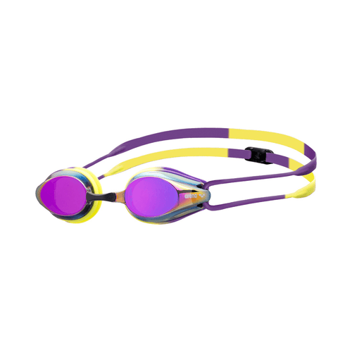 Arena Tracks Mirror Goggles - Violet/Plum/Lime-Goggles-Arena-SwimPath