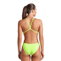 Arena Womens Team Swimsuit Challenge Solid - Lime/Dusk-Swimsuit-Arena-SwimPath