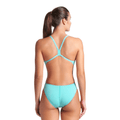 Arena Womens Team Swimsuit Challenge Solid - Water/Pink-Swimsuit-Arena-SwimPath