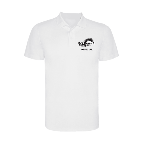 Bromley Swimming Club Official Cotton Polo Shirt - White-Team Kit-Bromley Swimming Club-SwimPath