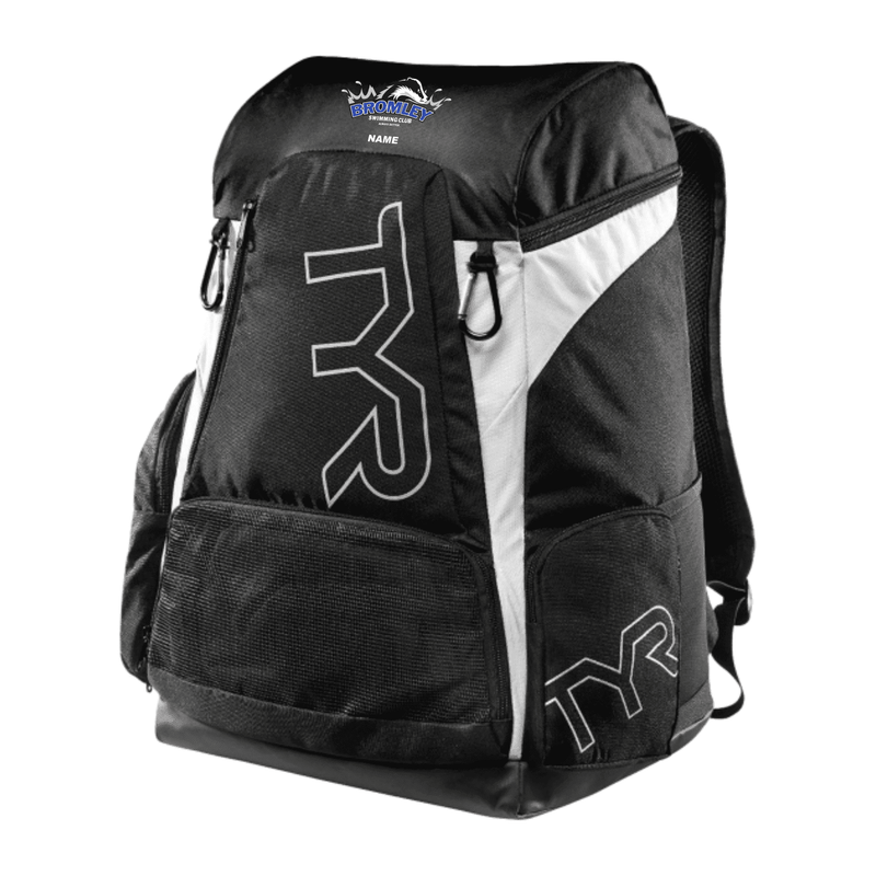 Bromley Swimming Club Team Backpack - Black/White Badger-Team Kit-Bromley Swimming Club-SwimPath