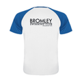 Bromley Swimming Club Team T-Shirt - White/Royal-Team Kit-Bromley Swimming Club-SwimPath