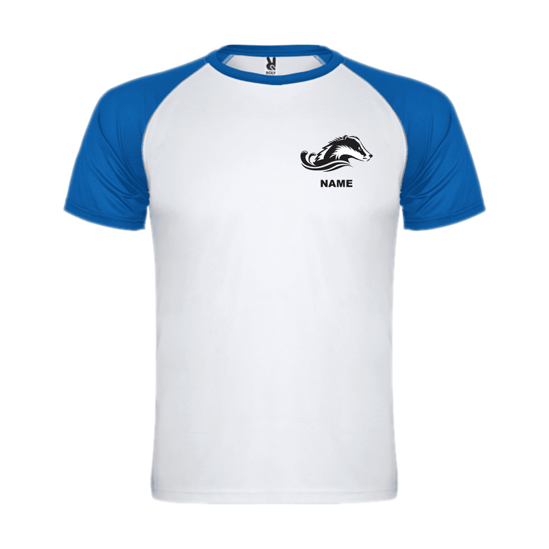 Bromley Swimming Club Team T-Shirt - White/Royal-Team Kit-Bromley Swimming Club-SwimPath