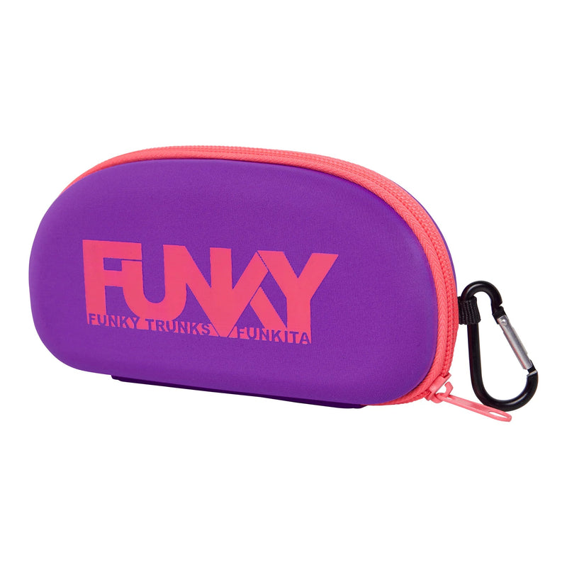 Funky Case Closed Goggle Case - Purple Punch-Goggles-Funky-SwimPath