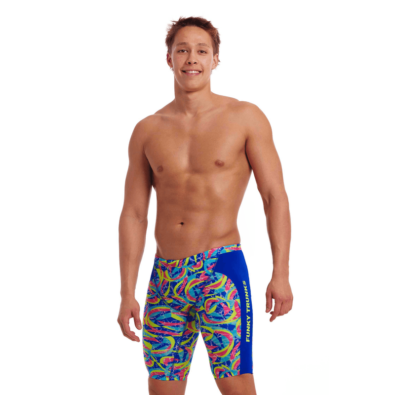 Funky Trunks Choppy Waters Men's Training Jammers-Training Jammers-Funky Trunks-SwimPath