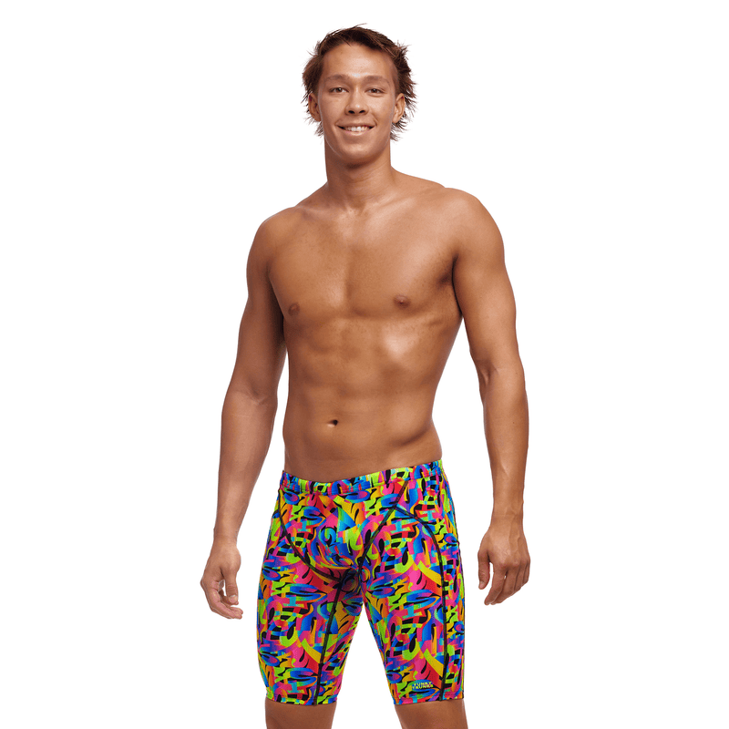 Funky Trunks Colour Funk Mens Training Jammers-Training Jammers-Funky Trunks-SwimPath