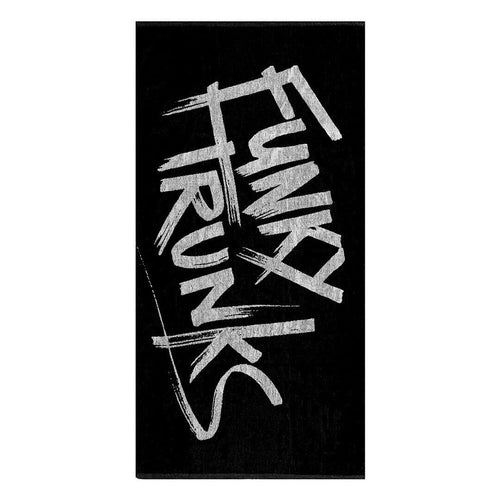 Funky Trunks Cotton Jacqaurd Towel - Tagged Black-Sports Towels-Funky Trunks-SwimPath