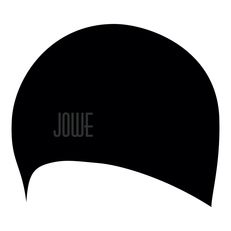 Jowe Blackout Dome Racing Bullet Swimming Cap - Black-Swimming Caps-Jowe-SwimPath