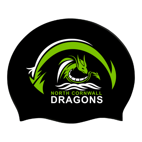 North Cornwall Dragons Swimming Club Silicone Swimming Cap-Team Kit-North Cornwall Dragons-SwimPath