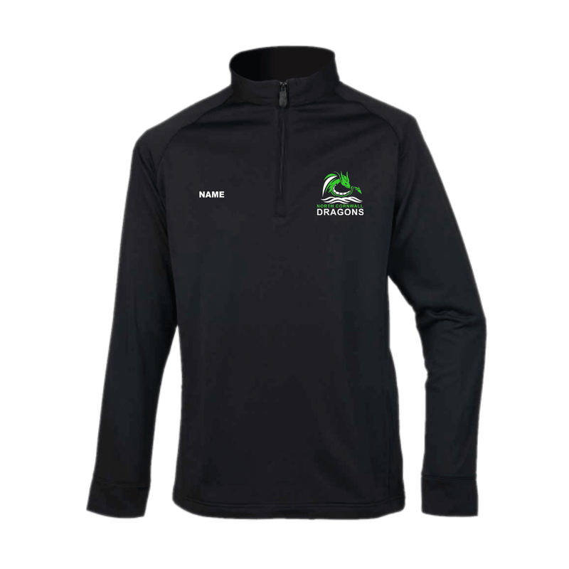 North Cornwall Dragons Swimming Club Team 1/4 Zip Jacket-Team Kit-North Cornwall Dragons-SwimPath