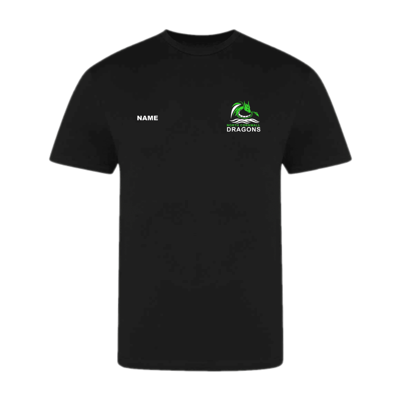 North Cornwall Dragons Swimming Club Team Cotton T-Shirt-Team Kit-North Cornwall Dragons-SwimPath