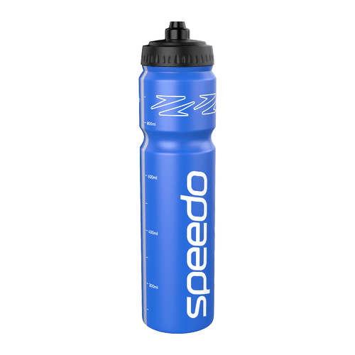 Speedo 1 Litre Water Bottle - Blue/White-Water Bottle-Speedo-SwimPath