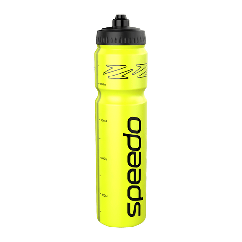 Speedo 1 Litre Water Bottle - Yellow/Black-Water Bottle-Speedo-SwimPath