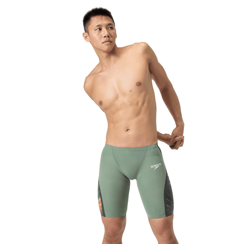 Speedo Fastskin LZR Pure Intent 2.0 Men's Jammers - Country Green/Nectarine/Iridescent-Jammers-Speedo-SwimPath