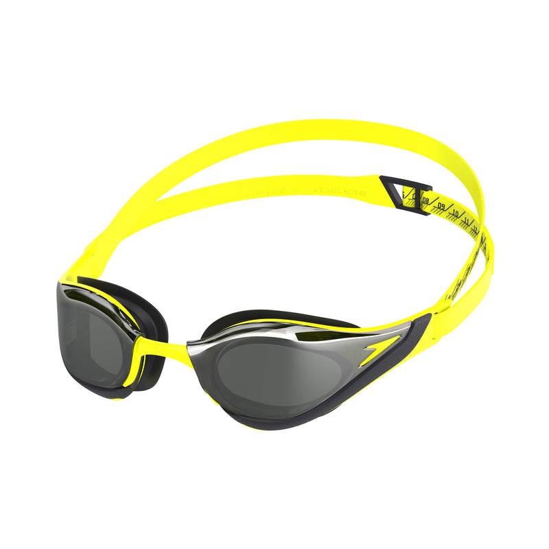 Speedo Fastskin Pure Focus Mirror Goggle - Black/Yellow-Goggles-Speedo-SwimPath