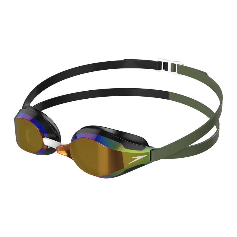 Speedo Fastskin Speedsocket 2 Mirror Goggles - Green / Black-Goggles-Speedo-SwimPath