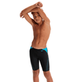 Speedo Hyperboom Splice Boy's Jammer - Black/Blue-Training Jammers-Speedo-SwimPath