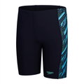 Speedo Junior Boys HyperBoom Panel Jammer Blue/Purple-Training Jammers-Speedo-SwimPath