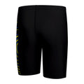 Speedo Junior Boys Plastisol Placement Jammer - Black/Yellow/Blue-Training Jammers-Speedo-SwimPath