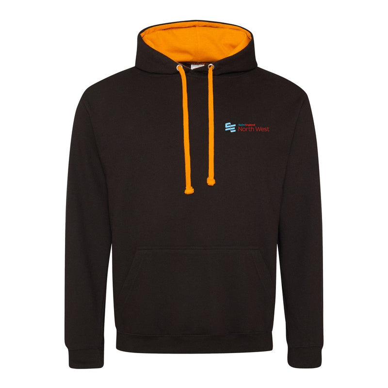 Swim England North West Summer Championships 2025 Hoodie - Jet Black / Orange Crush-Event-Swim England North West-SwimPath