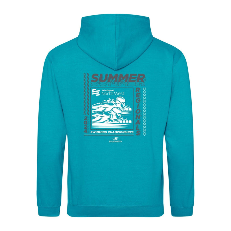 Swim England North West Summer Regionals 2024 Hoodie Lagoon Blue SwimPath