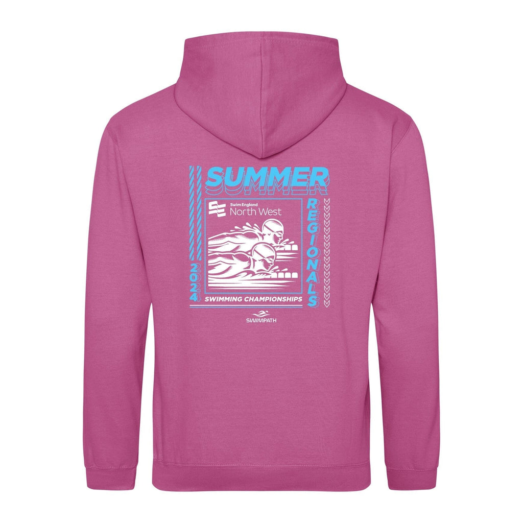 Swim England North West Summer Regionals 2024 Hoodie Pinky Purple