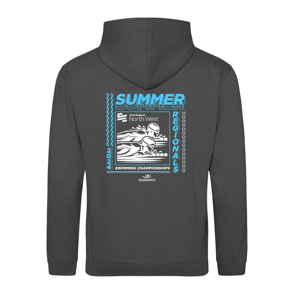 Swim England North West Summer Regionals 2024 Hoodie Steel Grey