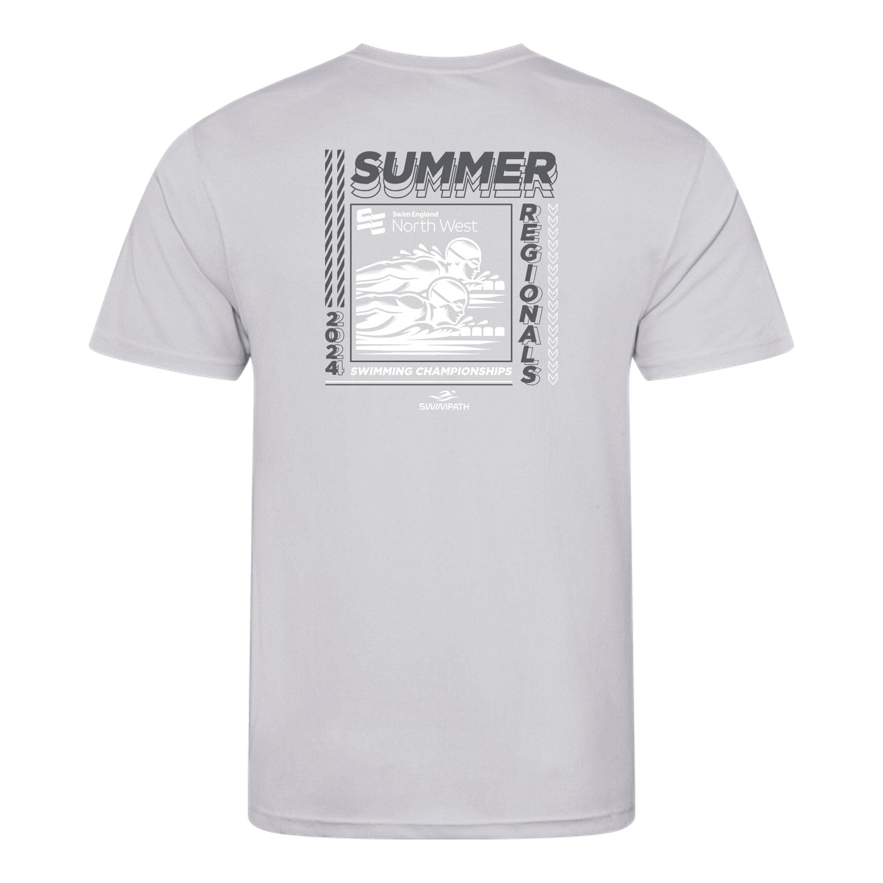 Swim England North West Summer Regionals 2024 TShirt Grey SwimPath