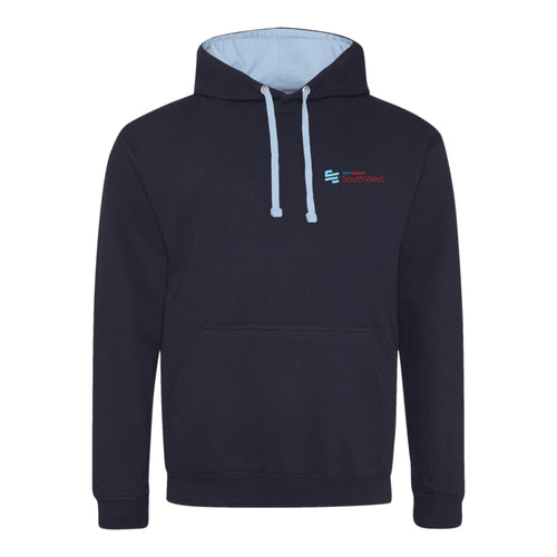 Swim England South West Winter Regionals 2024 Hoodie - French Navy / Sky Blue-Event-Swim England South West-SwimPath