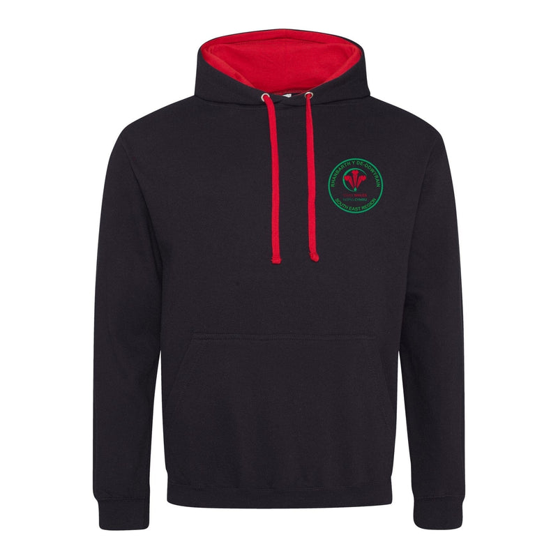 Swim Wales South East Regional Racing Series 2025 Hoodie - Jet Black/Fire Red-Event-Swim Wales-SwimPath