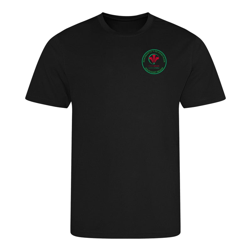 Swim Wales South East Regional Racing Series 2025 T-Shirt - Jet Black-Event-Swim Wales-SwimPath