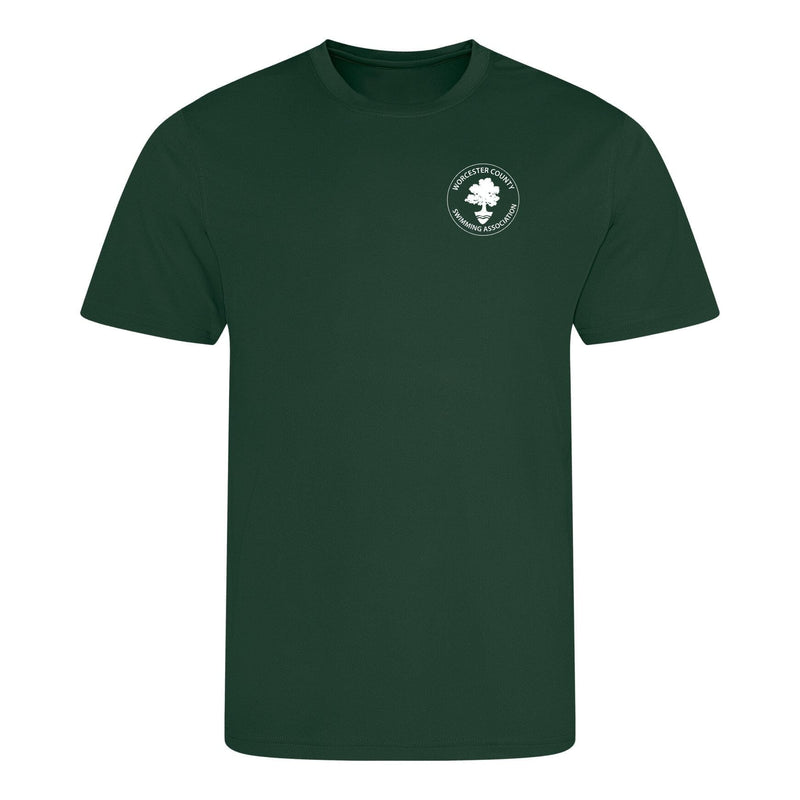 Worcester County ASA County Championships 2025 T-Shirt - Bottle Green-Event-Worcester-SwimPath