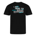 iampro "I Am Here to Break Barriers" Adults T-Shirt-Team Kit-iampro-SwimPath