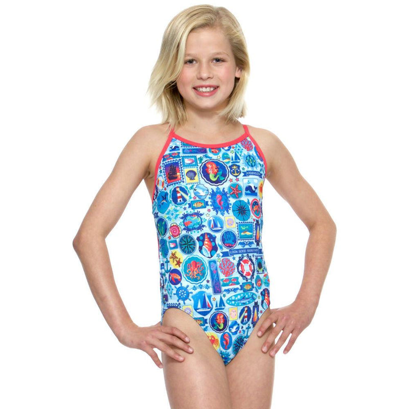 AMANZI Seafarer Girls One Piece Swimsuit-Swimsuit-Amanzi-SwimPath