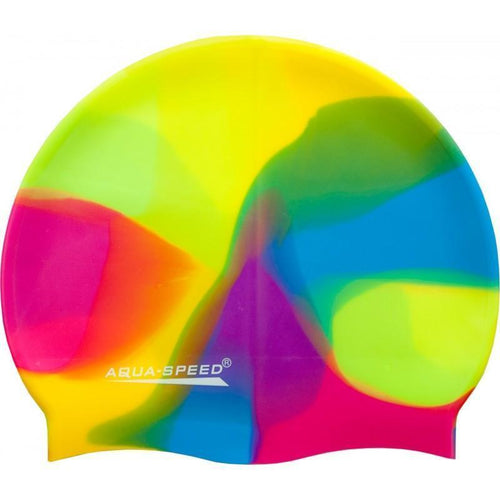 Aqua Speed Bunt Swimming Cap - Multi Colour-Swimming Caps-Aqua Speed-Multi-SwimPath