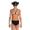 Arena Girls Team Swimsuit Challenge Solid - Black/White-Swimsuit-Arena-SwimPath